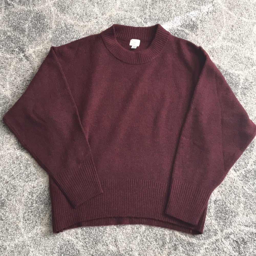 a new day maroon/burgundy oversized sweater